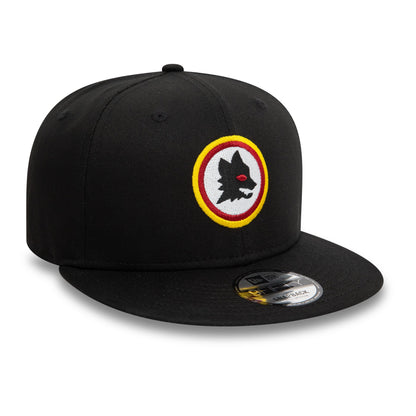 This is a AS Roma Lupetto Black 9FIFTY Snapback Cap 3