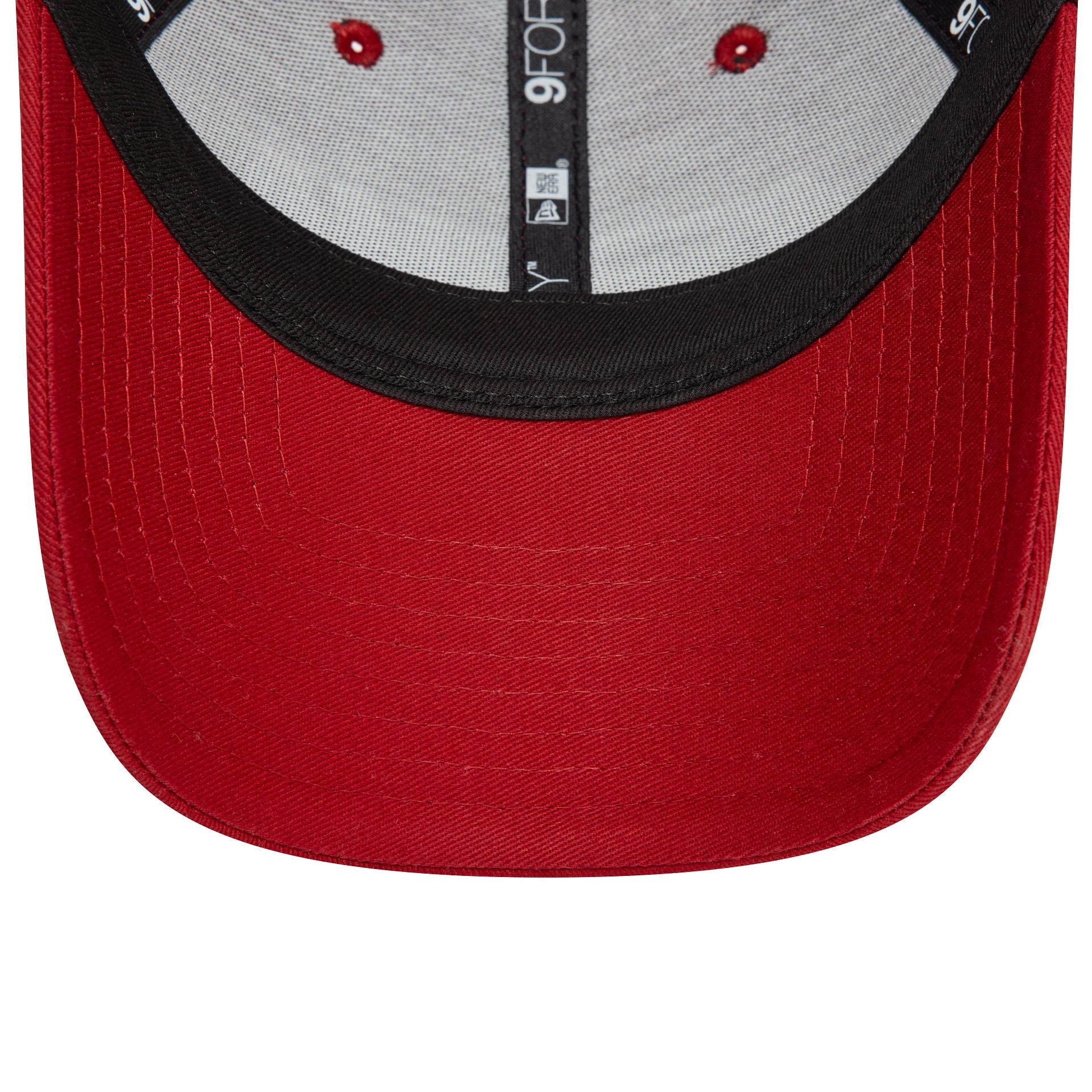 This is a AS Roma Wordmark Dark Red 9FORTY Adjustable Cap 5