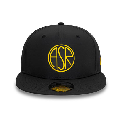 This is a AS Roma Featherweight Poly Black 9FIFTY Snapback Cap 2