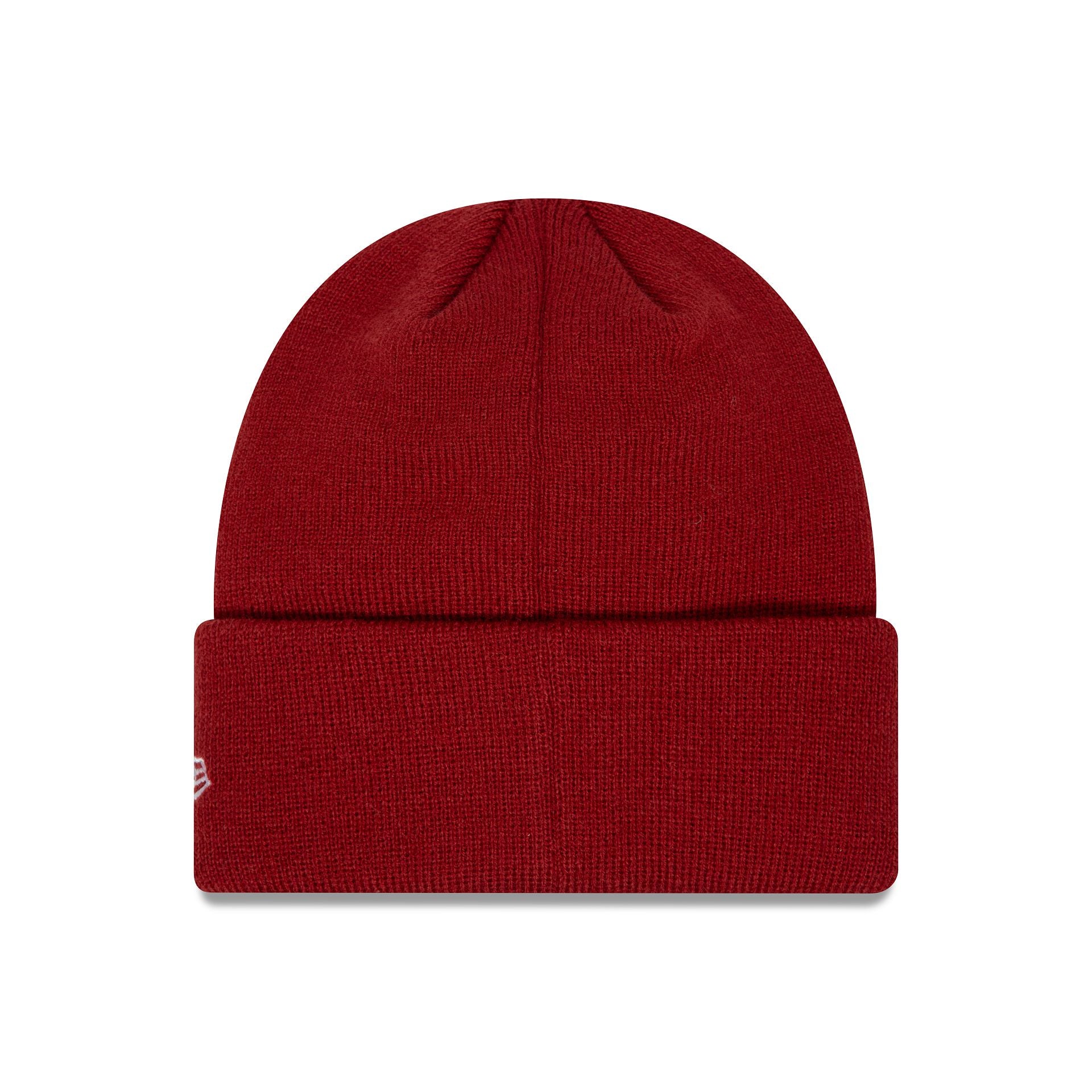 This is a AS Roma Kids Core Dark Red Cuff Knit Beanie Hat 2