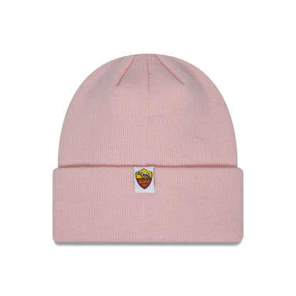 This is a AS Roma Kids Romina Pastel Pink Cuff Knit Beanie Hat 2