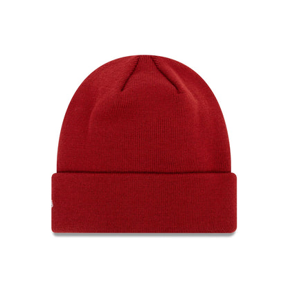 This is a AS Roma Core Dark Red Cuff Knit Beanie Hat 2