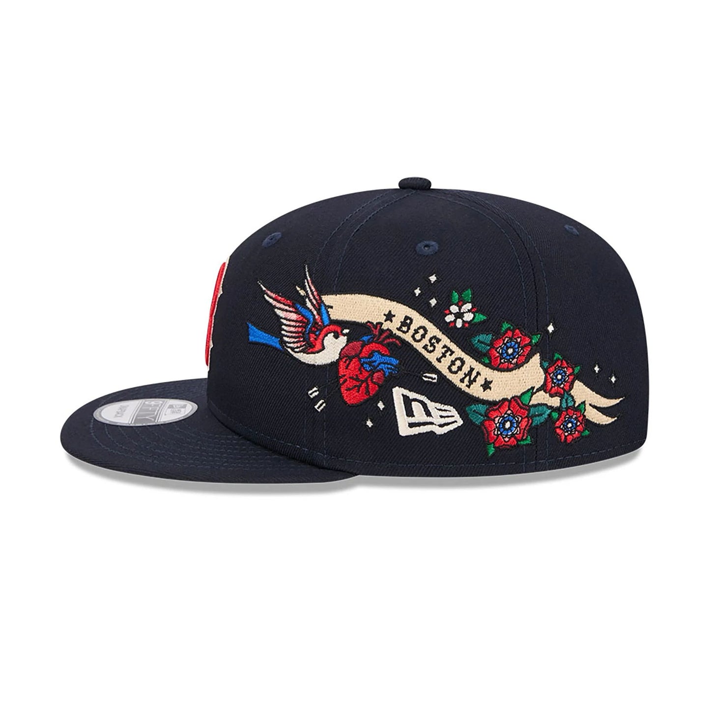 This is a Boston Red Sox City Art Black 9FIFTY Snapback Cap 7