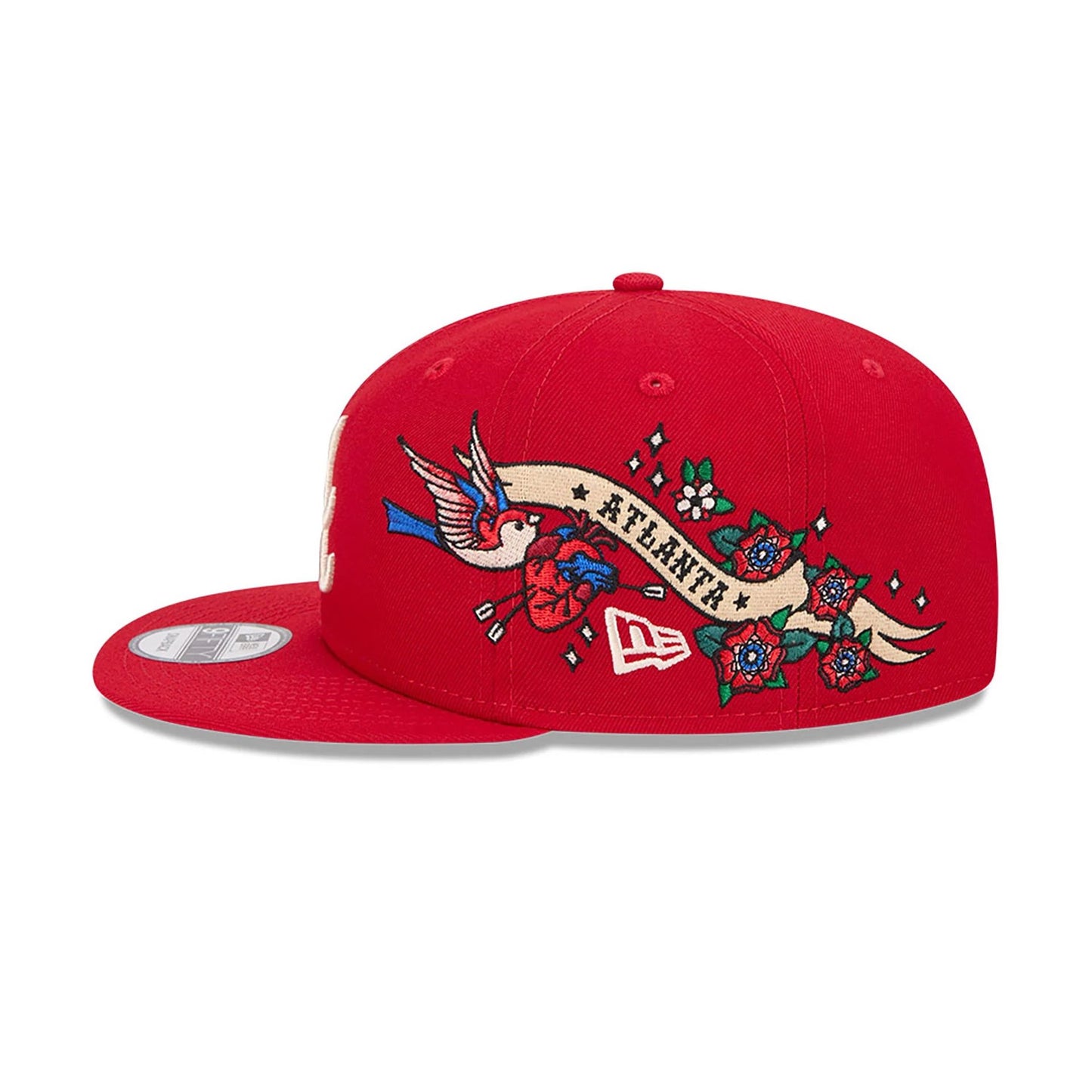 This is a Atlanta Braves City Art Black 9FIFTY Snapback Cap 6