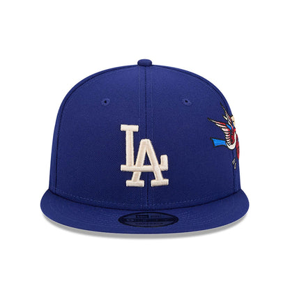 This is a LA Dodgers City Art Blue 9FIFTY Snapback Cap 3