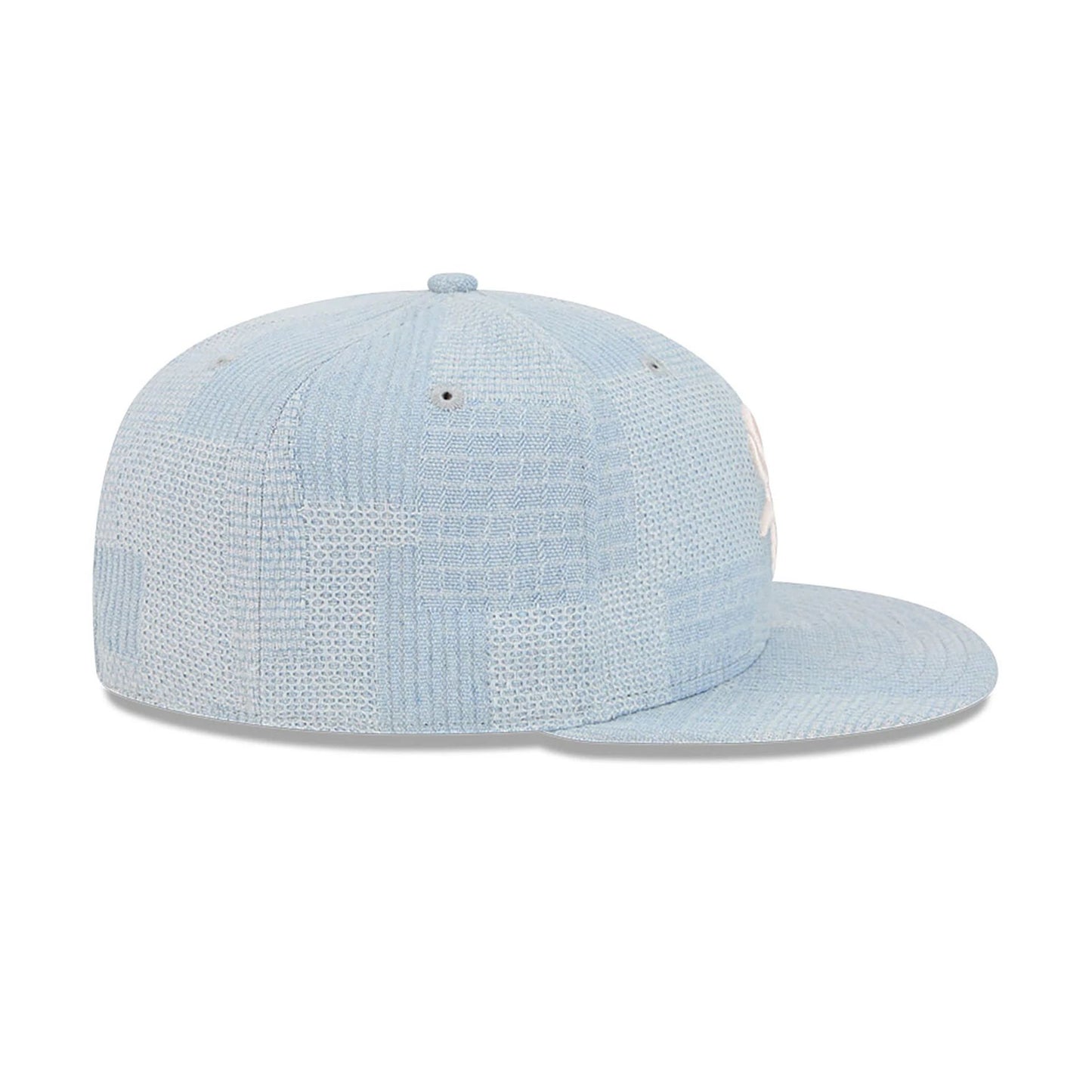 This is a Chicago White Sox Denim Patchwork Open Blue 9FIFTY Snapback Cap 6