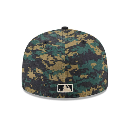 This is a San Diego Padres Digi Camo Black 59FIFTY Fitted Cap 5