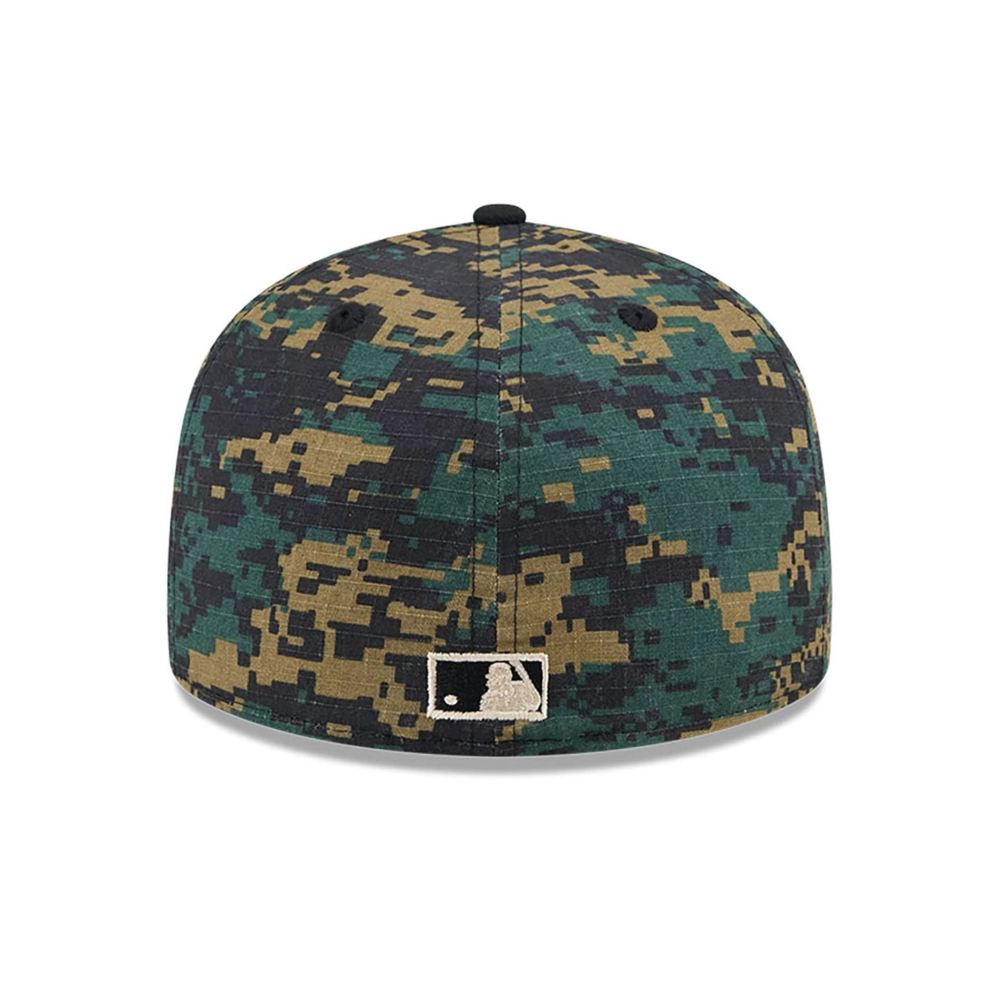 This is a LA Angels Digi Camo Black 59FIFTY Fitted Cap 5