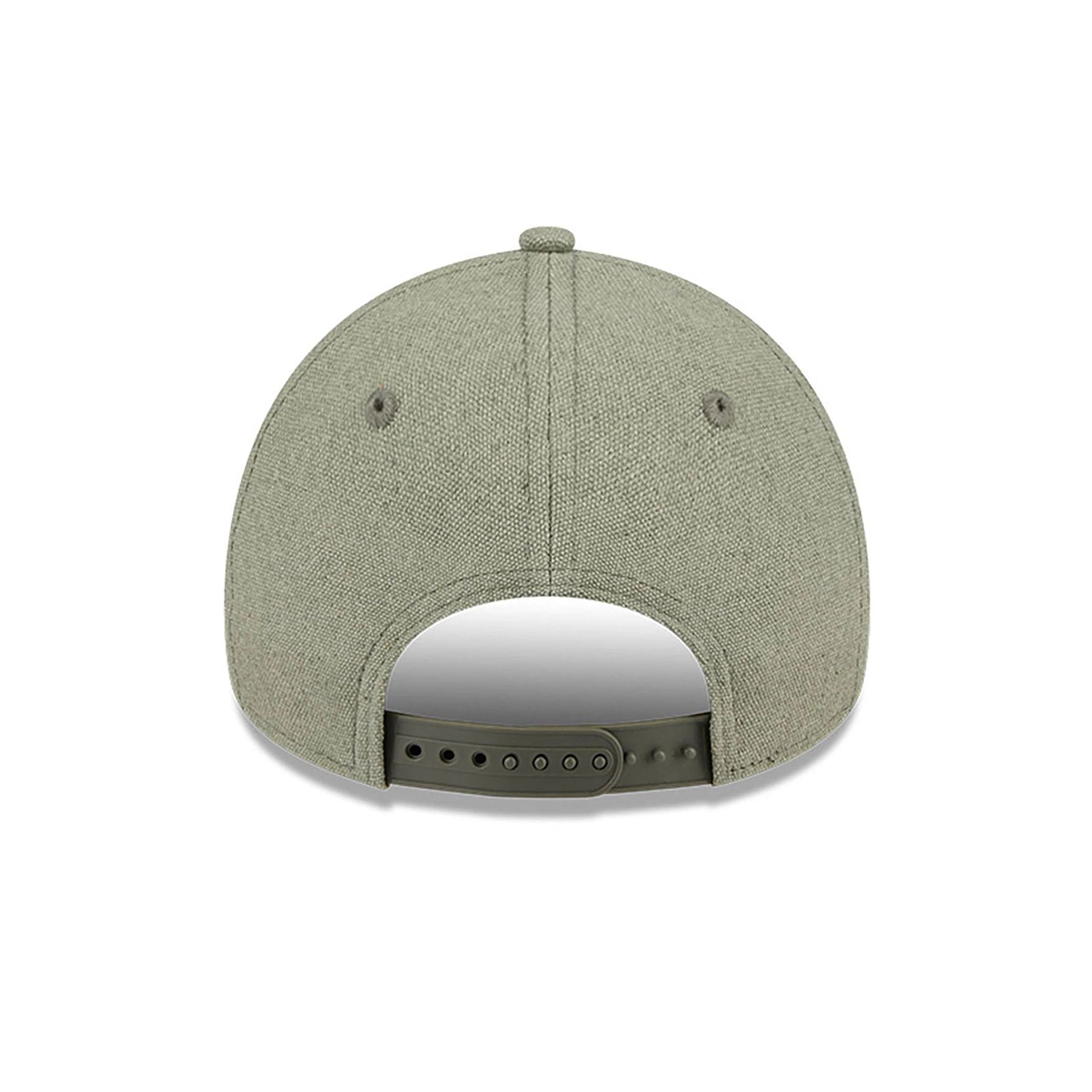 This is a Chicago Bulls Logo Essentials Green 9FORTY A-Frame Adjustable Cap 5