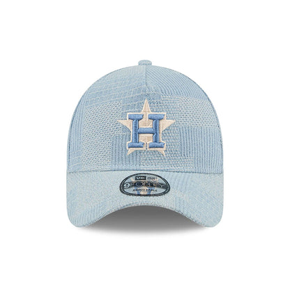 This is a Houston Astros Logo Essentials Open Blue 9FORTY A-Frame Adjustable Cap 3