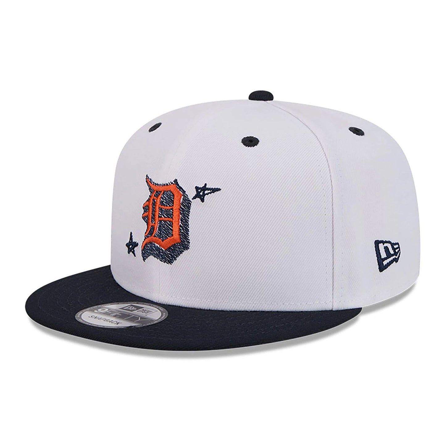 This is a Detroit Tigers Official Doodles White 9FIFTY Snapback Cap 4