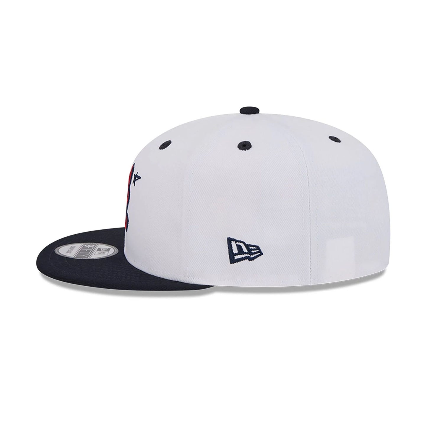 This is a Atlanta Braves Official Doodles White 9FIFTY Snapback Cap 6