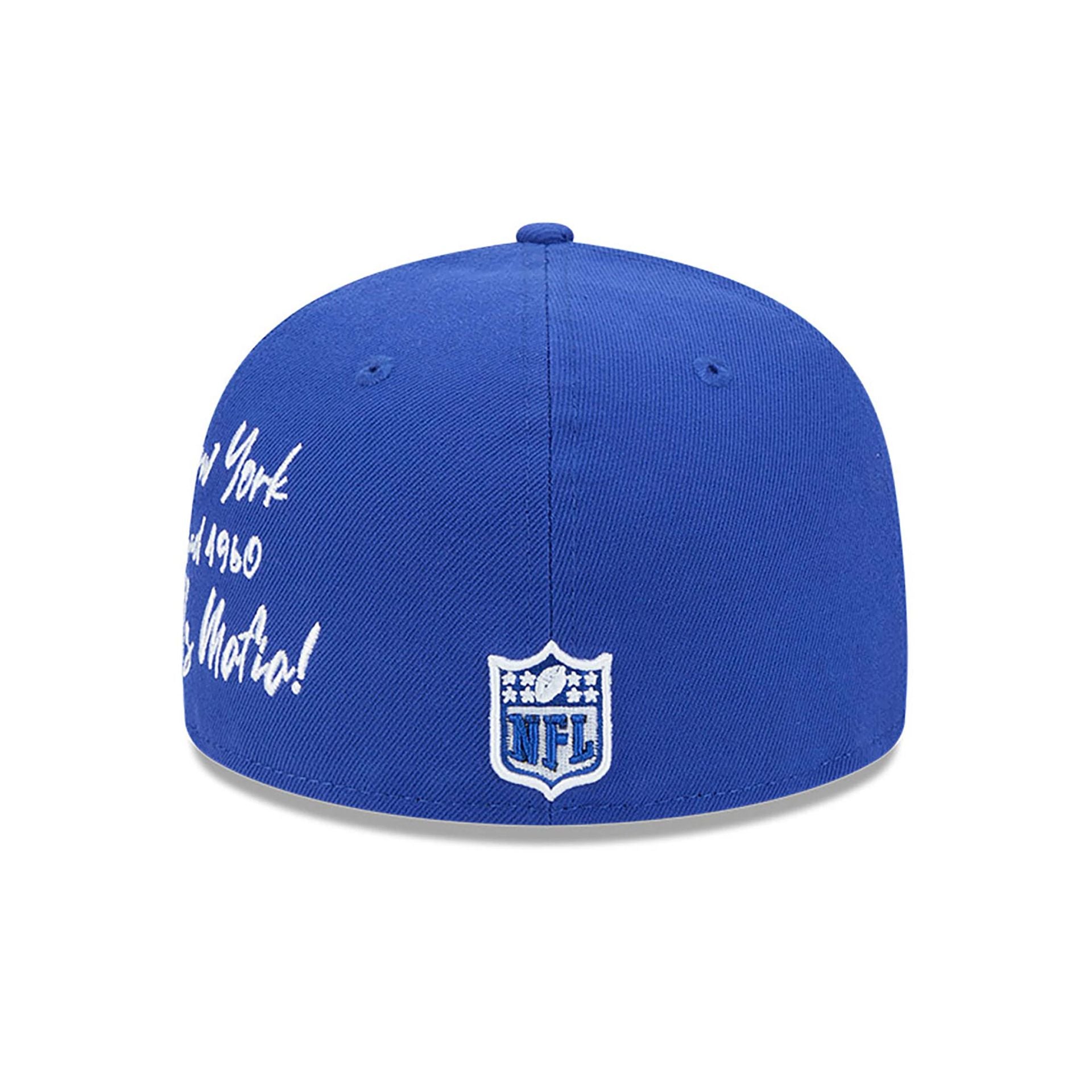 This is a Buffalo Bills Team Verbiage Blue 59FIFTY Fitted Cap 5