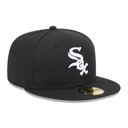 This is a Chicago White Sox Team Verbiage Black 59FIFTY Fitted Cap 4