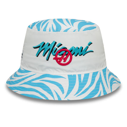 This is a MoneyGram Haas F1 Miami Race Special White Bucket Hat 5