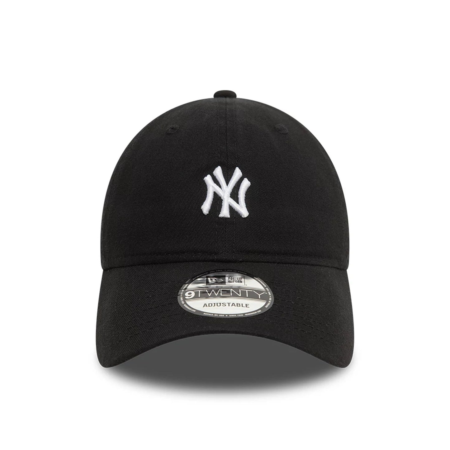 This is a New York Yankees Mini Logo Black 9TWENTY Adjustable Cap 2