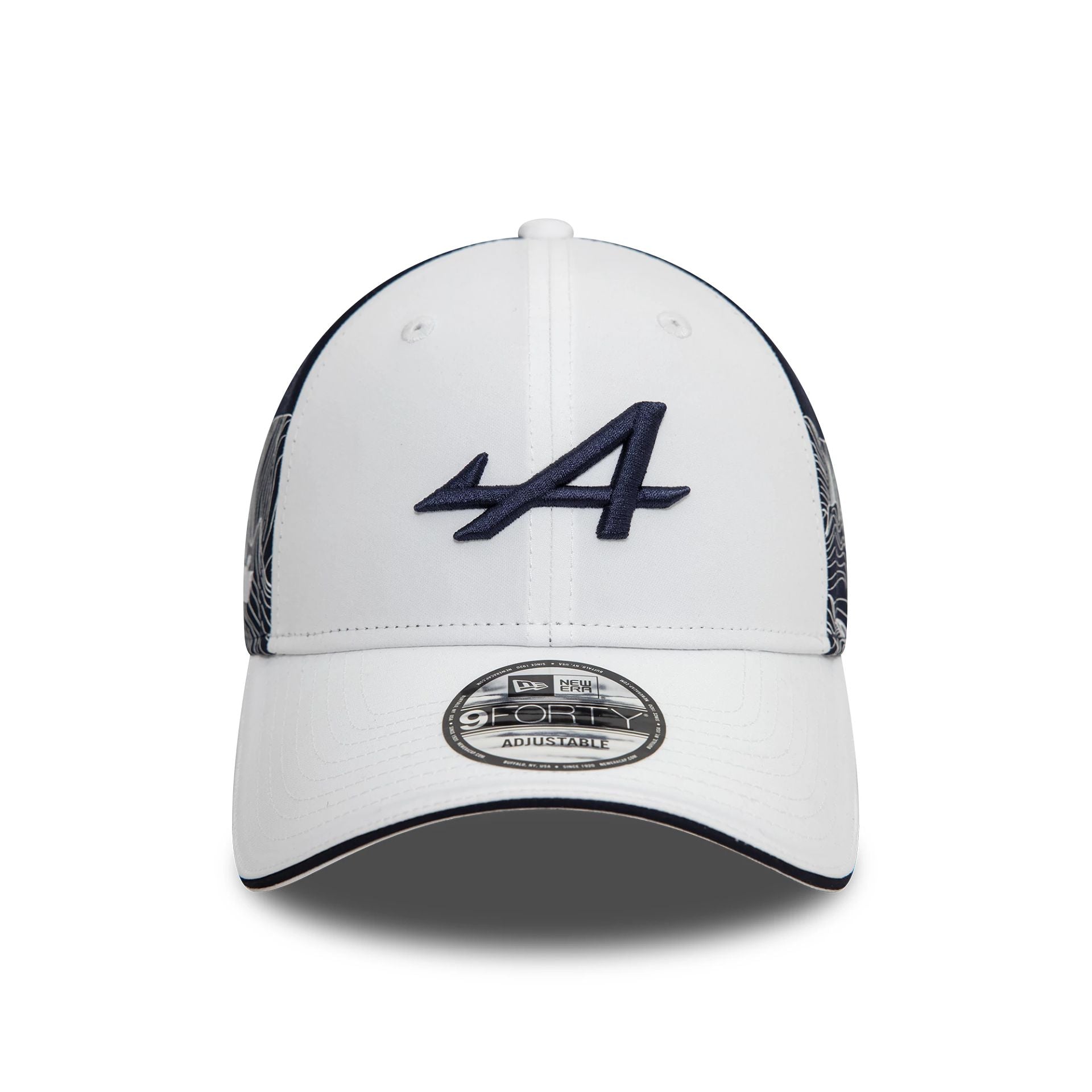 This is a Alpine Racing E Sport White 9FORTY Adjustable Cap 2