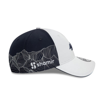 This is a Alpine Racing E Sport White 9FORTY Adjustable Cap 7