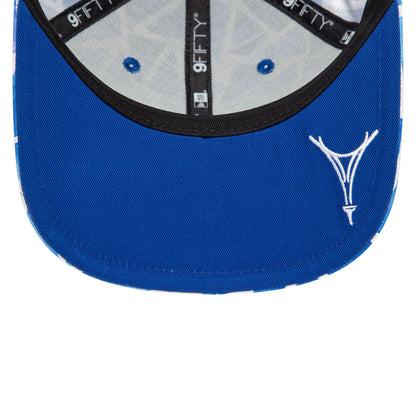 This is a Alpine Racing Esteban Ocon Barcelona Blue 9FIFTY Snapback Cap 5