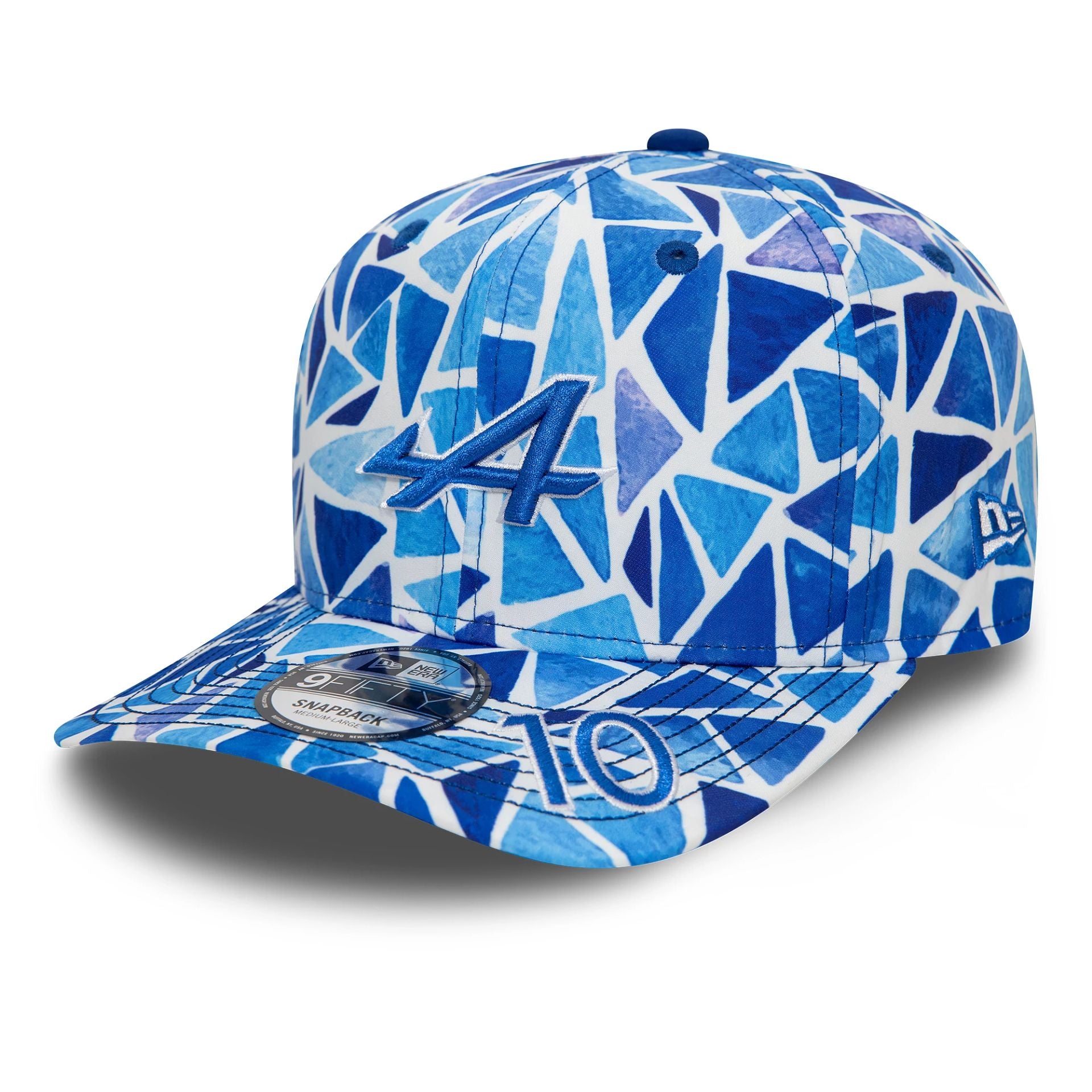 This is a Alpine Racing Pierre Gasly Barcelona Blue 9FIFTY Snapback Cap 1