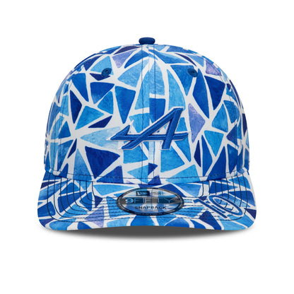 This is a Alpine Racing Pierre Gasly Barcelona Blue 9FIFTY Snapback Cap 3