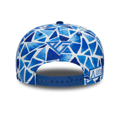 This is a Alpine Racing Pierre Gasly Barcelona Blue 9FIFTY Snapback Cap 4