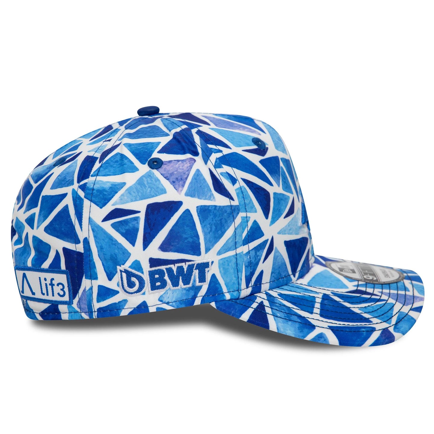 This is a Alpine Racing Pierre Gasly Barcelona Blue 9FIFTY Snapback Cap 6