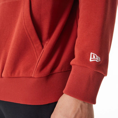 The Male model is wearing Chicago Bulls NBA Lifestyle Red Quarter Zip Sweater  9