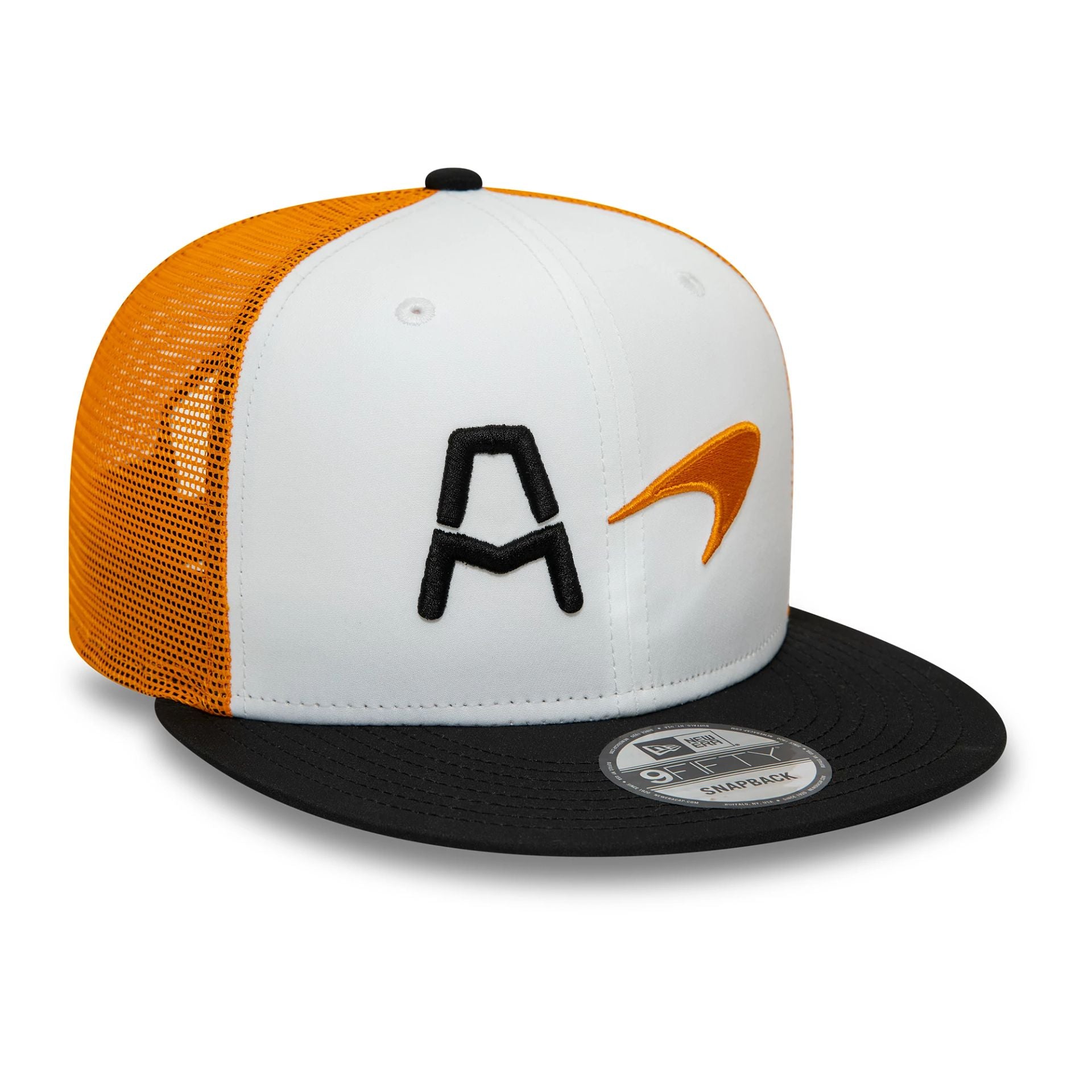 This is a McLaren Racing Arrow Indycar Essential Orange 9FIFTY Snapback Cap 3