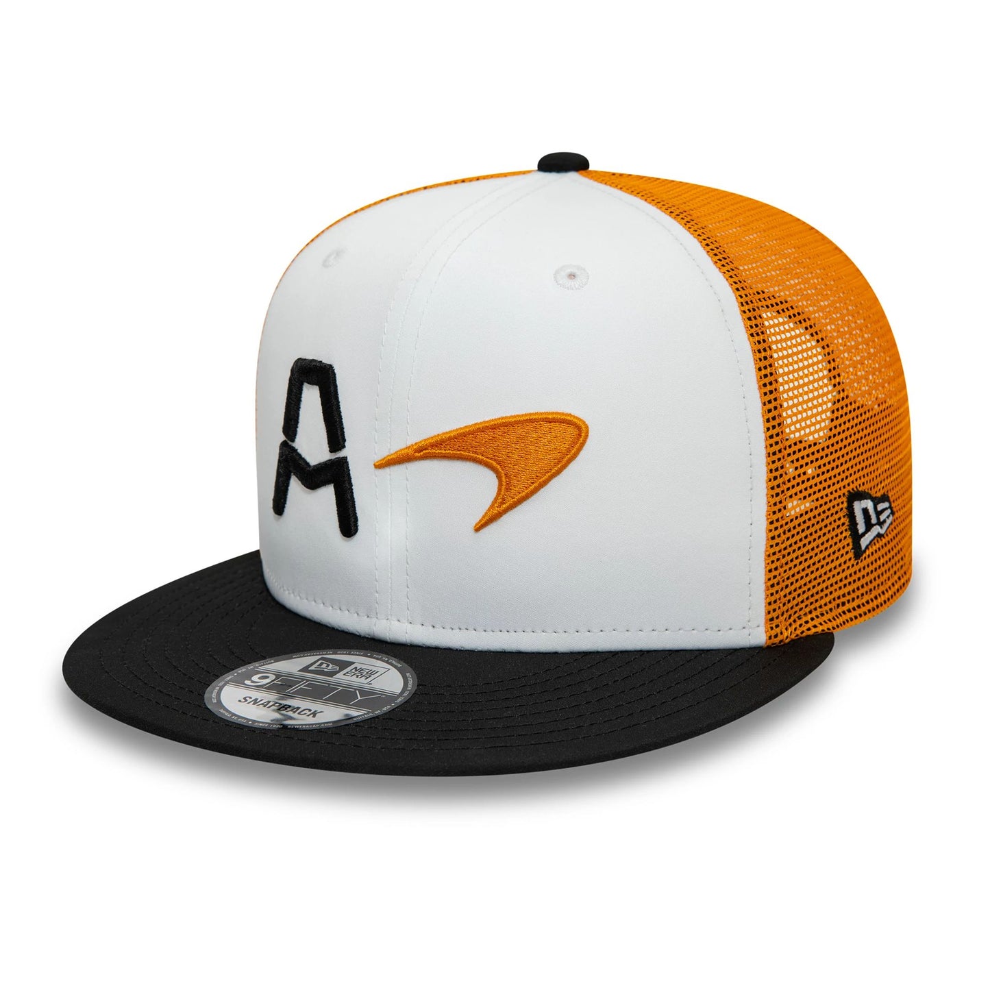 This is a McLaren Racing Arrow Indycar Essential Orange 9FIFTY Snapback Cap 1