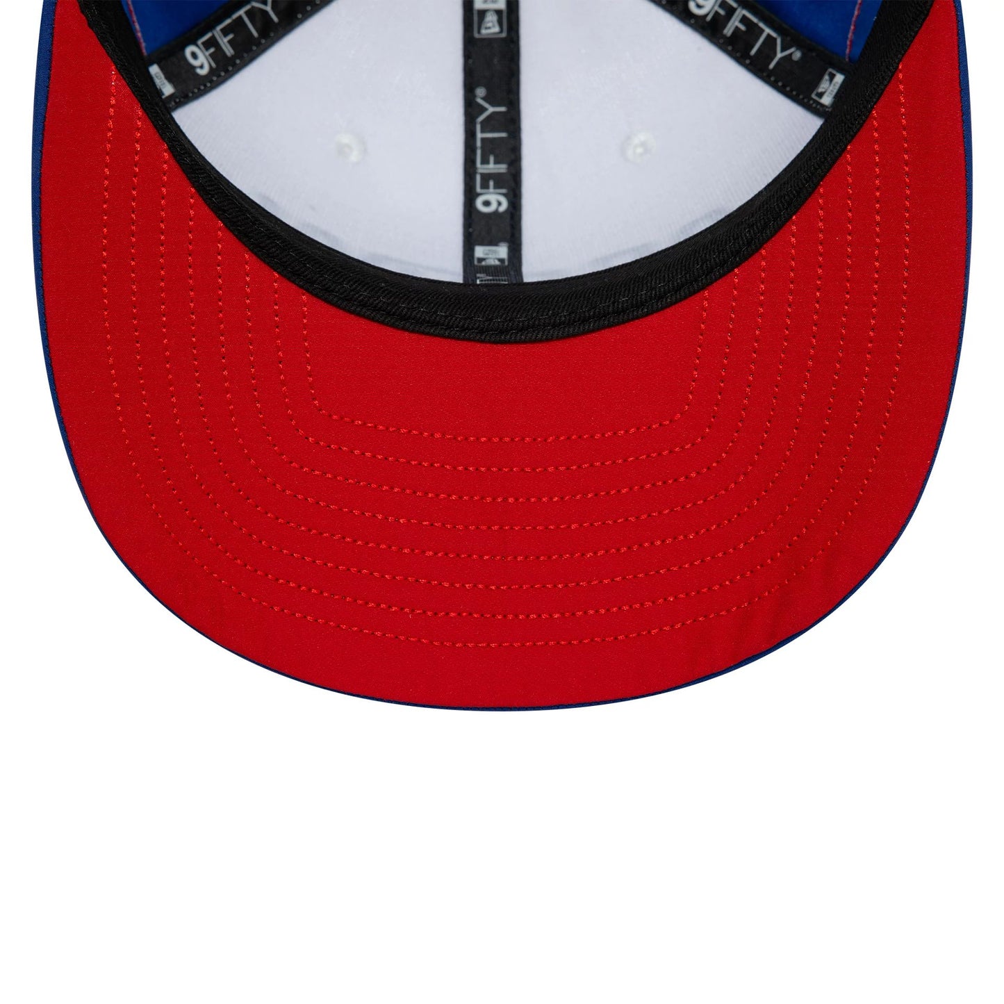 This is a McLaren Racing Arrow Indycar David Malukas White 9FIFTY Original Fit Snapback Cap 3