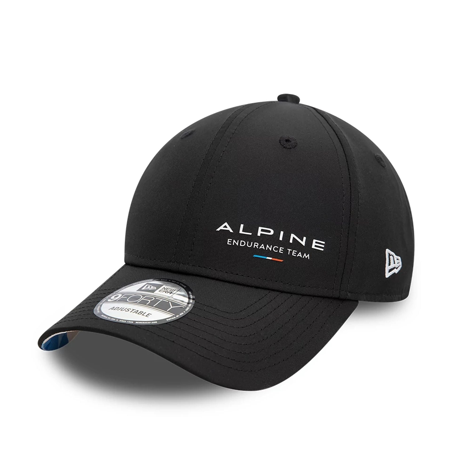 This is a Alpine Racing Tricolour Black 9FORTY Adjustable Cap 1