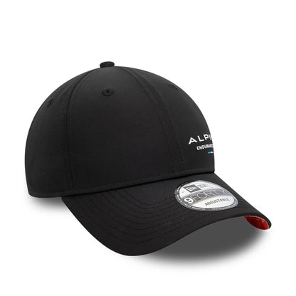 This is a Alpine Racing Tricolour Black 9FORTY Adjustable Cap 4