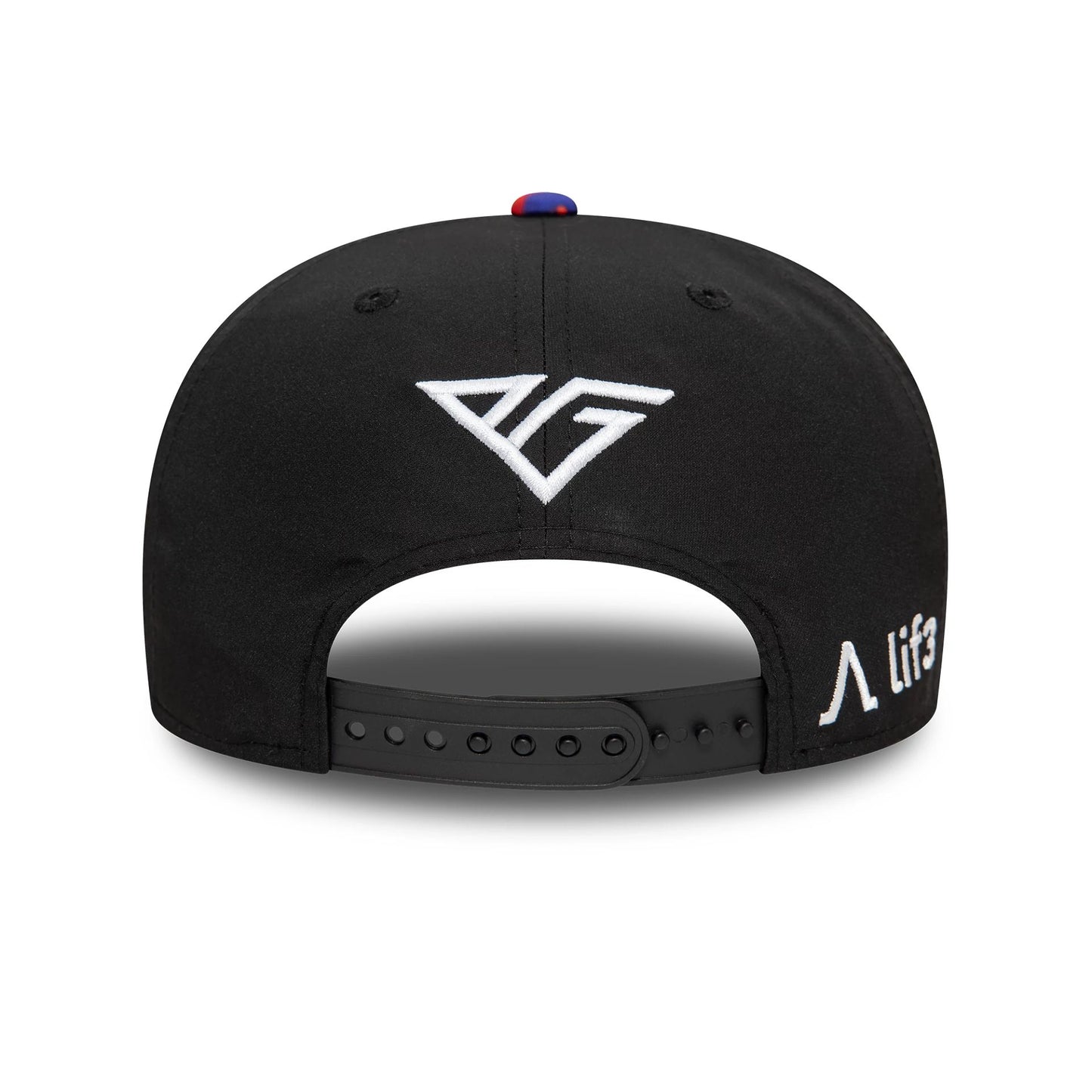 This is a Alpine Racing Pierre Gasly Monaco Black 9FIFTY Original Fit Snapback Cap 2