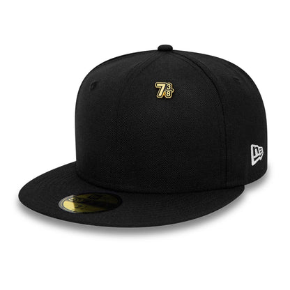 This is a New Era 7 3/8 59FIFTY Day Black Pin Badge 2