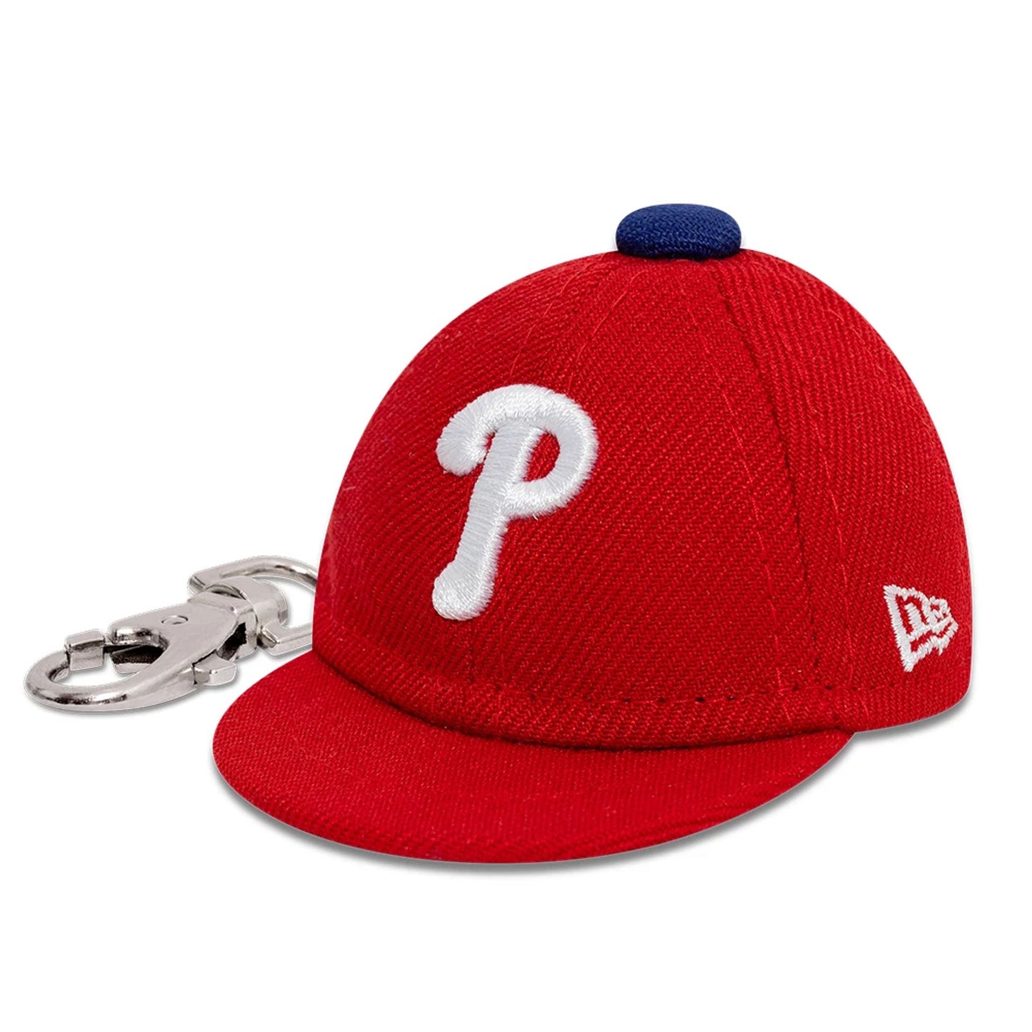 This is a Philadelphia Phillies MLB Mini Cap Red Key Chain 4