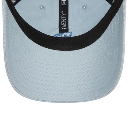 This is a New Era Pastel Washed Blue 9TWENTY Adjustable Cap 5