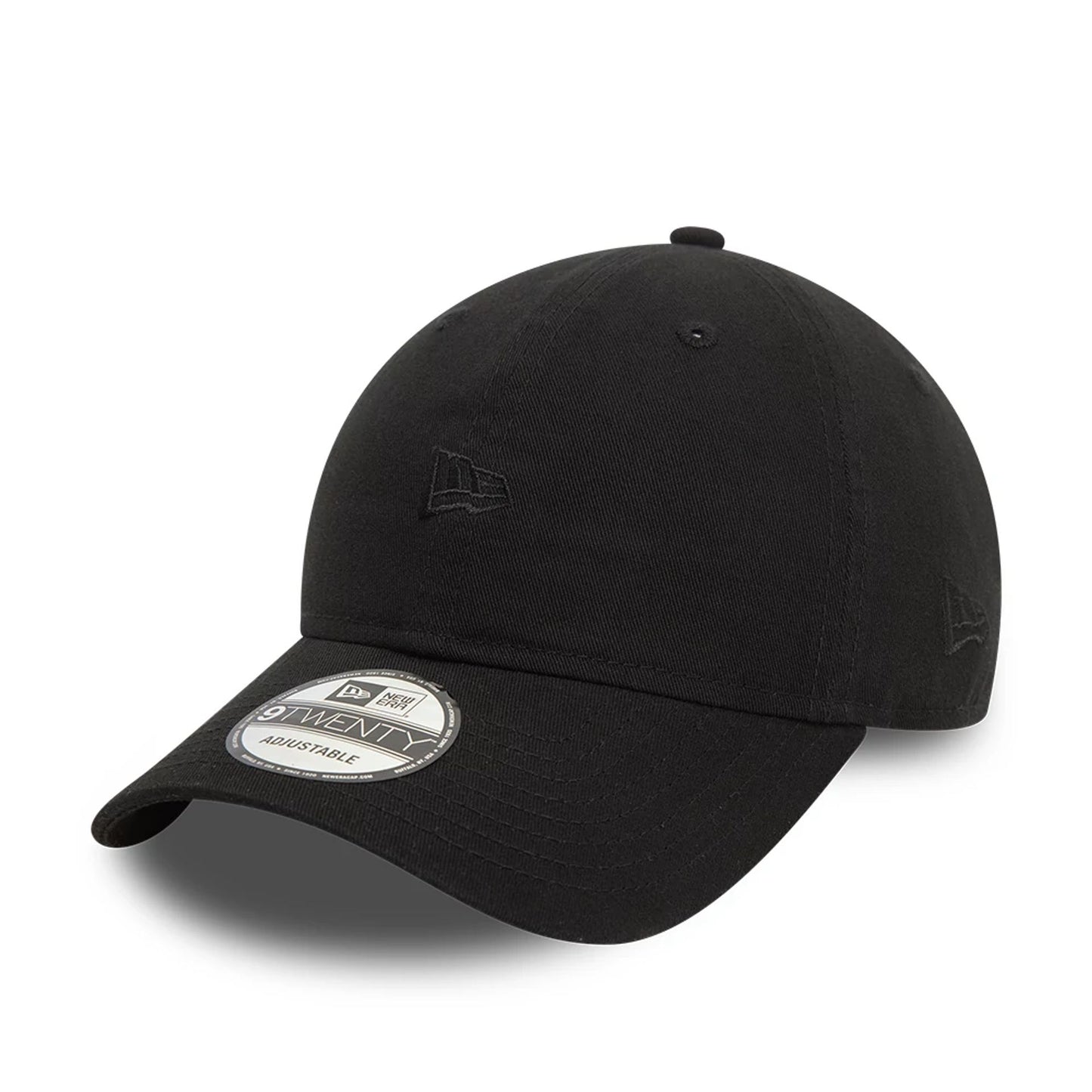 This is a New Era Pastel Washed Black 9TWENTY Adjustable Cap 6