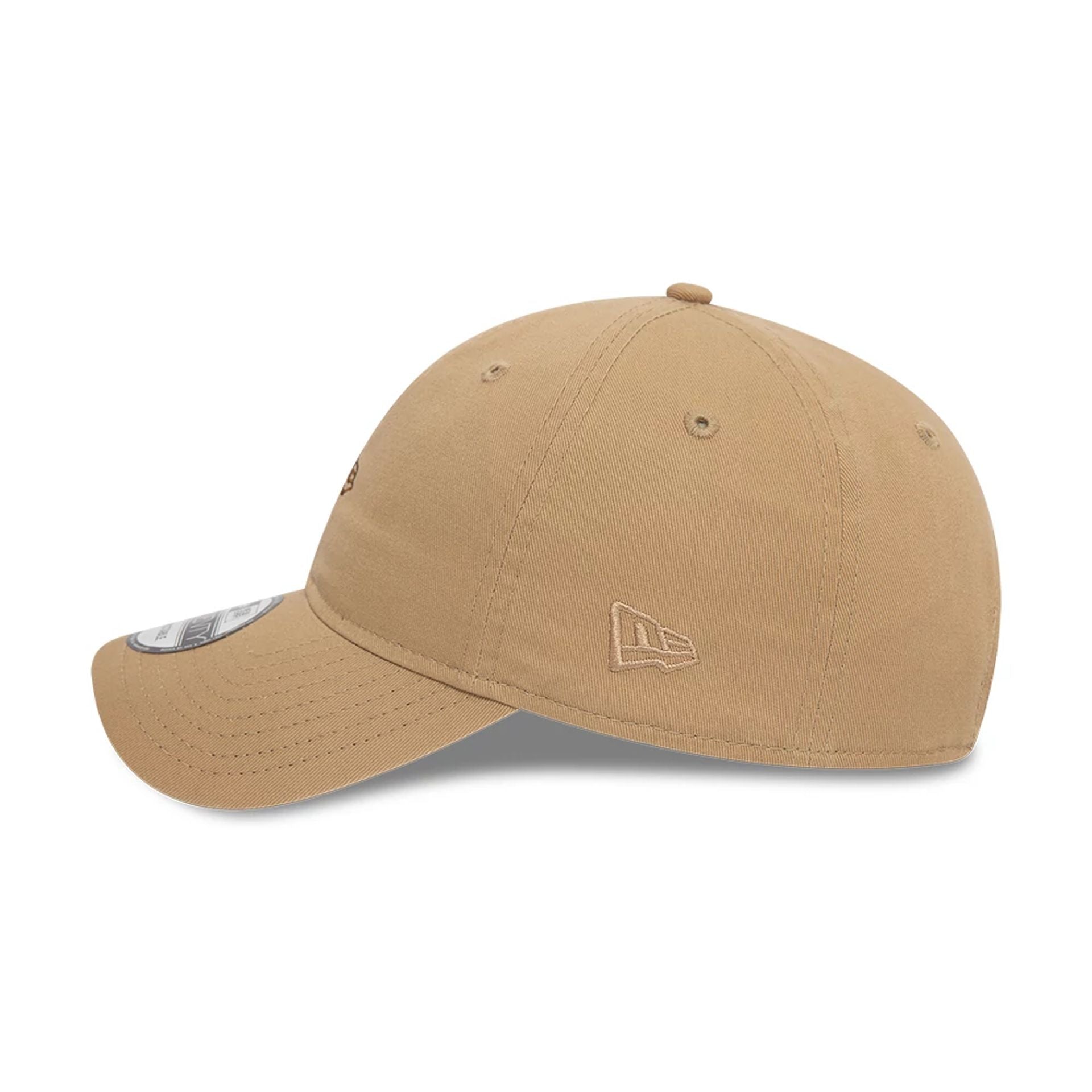 This is a New Era Pastel Washed Light Brown 9TWENTY Adjustable Cap 5