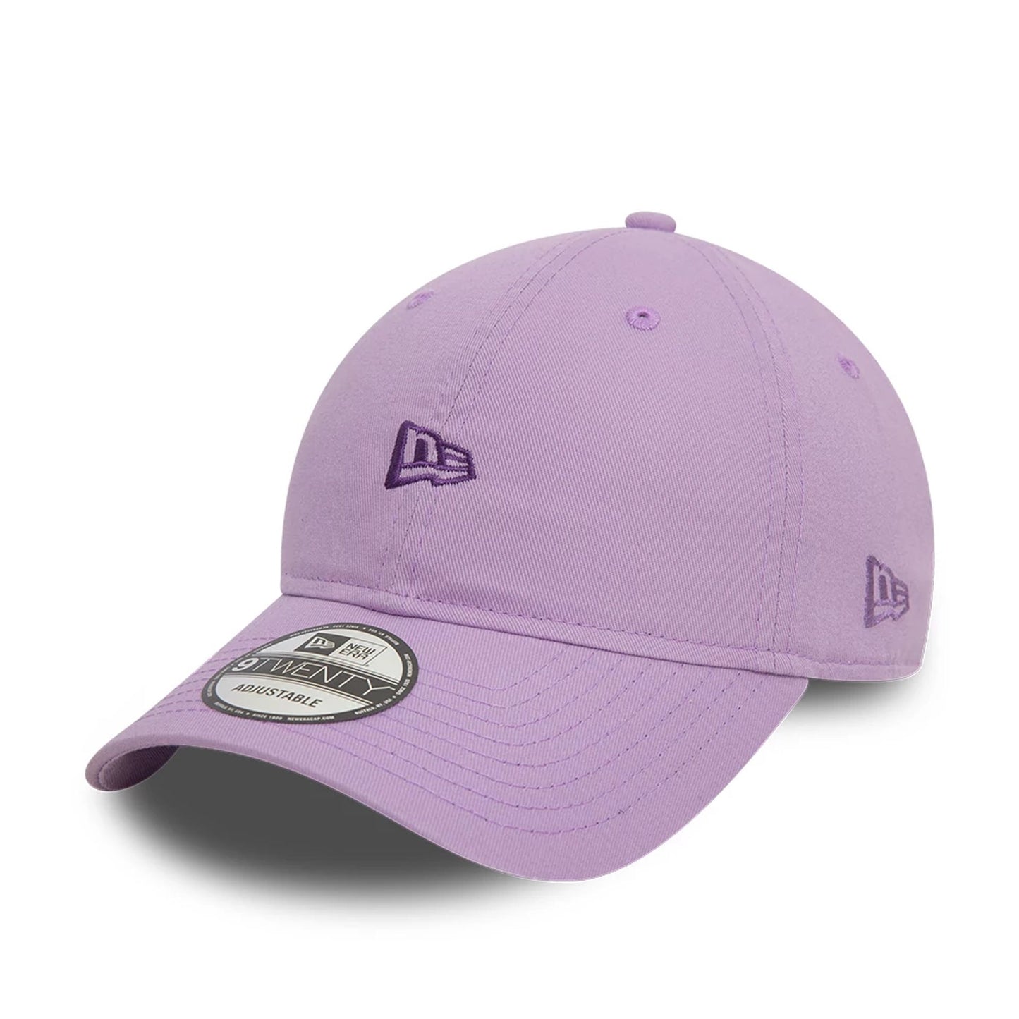 This is a New Era Pastel Washed Purple 9TWENTY Adjustable Cap 1