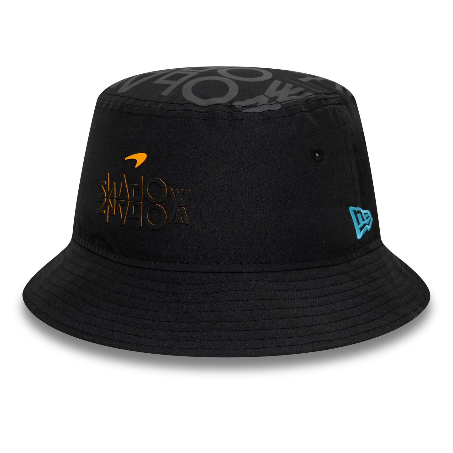 This is a McLaren Racing McLaren Shadow Black Bucket Hat 1