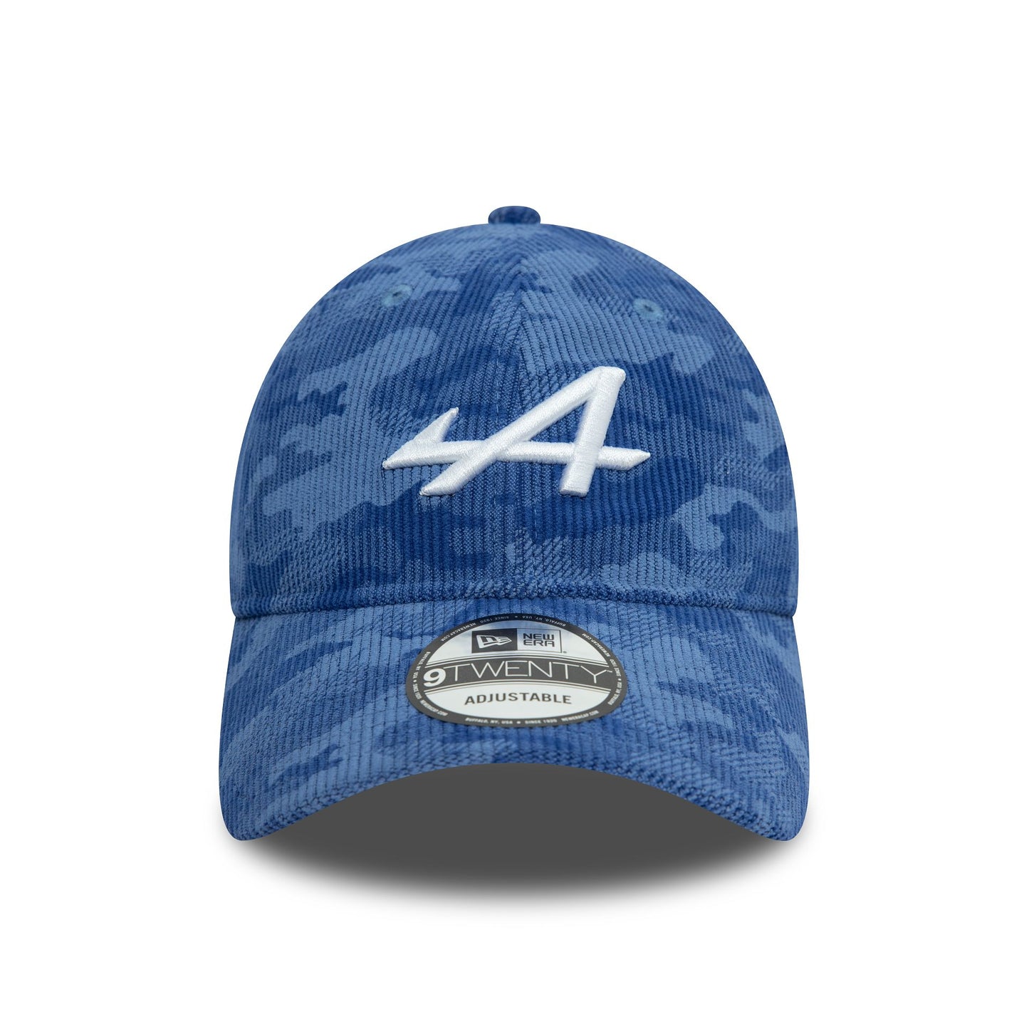 This is a Alpine Racing Camo Cord Blue 9TWENTY Adjustable Cap 3