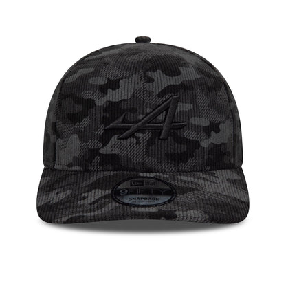 This is a Alpine Racing Camo Cord Black 9FIFTY Snapback Cap 2