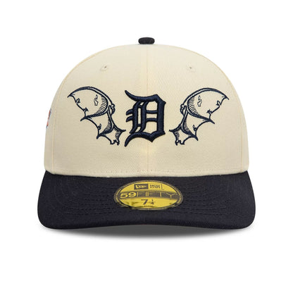 This is a Detroit Tigers Team Wings Light Beige 59FIFTY Fitted Cap 7