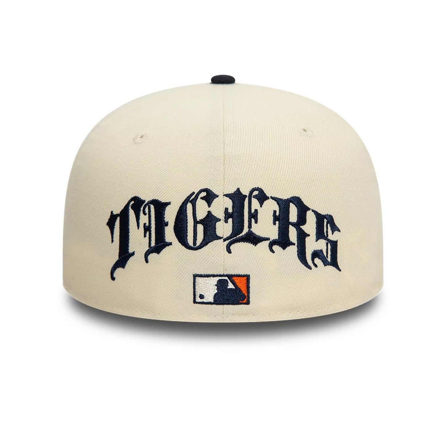 This is a Detroit Tigers Team Wings Light Beige 59FIFTY Fitted Cap 3