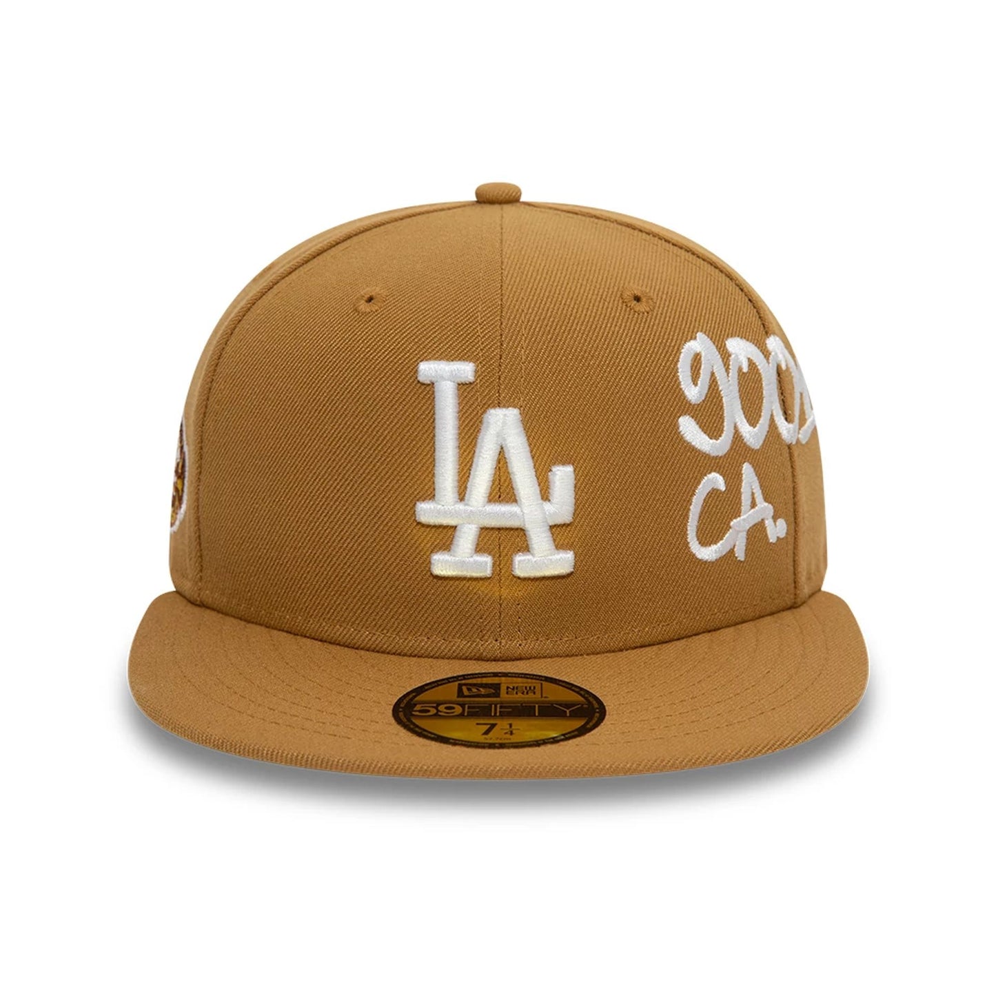 This is a LA Dodgers MLB Stadium Brown 59FIFTY Fitted Cap 3