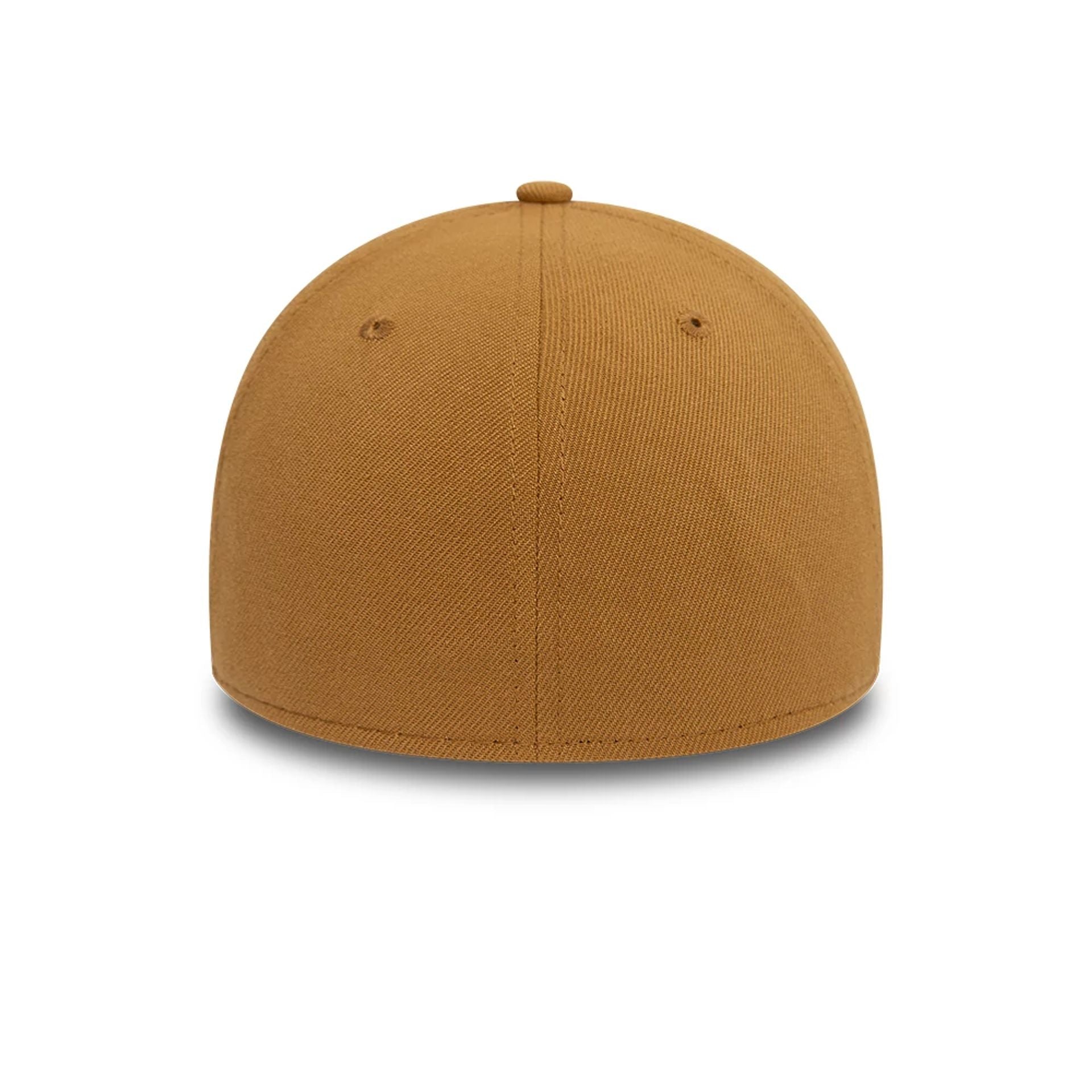 This is a New Era Flagged Essential Beige 39THIRTY Stretch Fit Cap 4