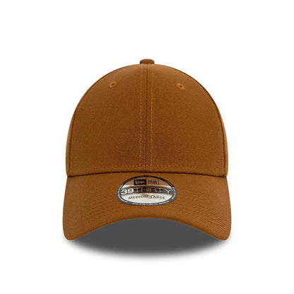 This is a New Era Flagged Essential Brown 39THIRTY Stretch Fit Cap 2