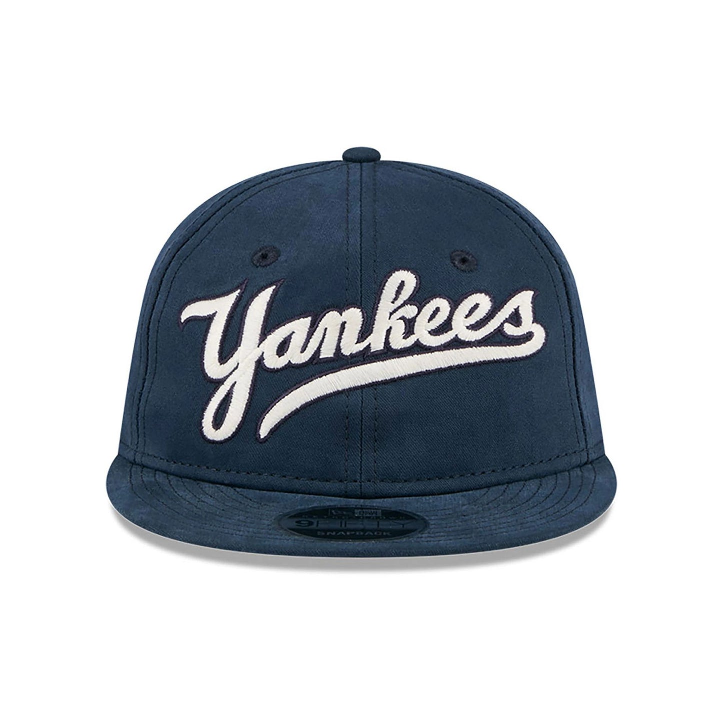 This is a New York Yankees Vintage Navy Retro Crown 9FIFTY Strapback Cap 6