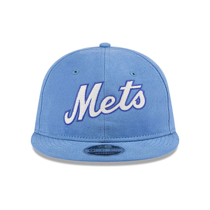 This is a New York Mets Vintage Blue Retro Crown 9FIFTY Strapback Cap 5